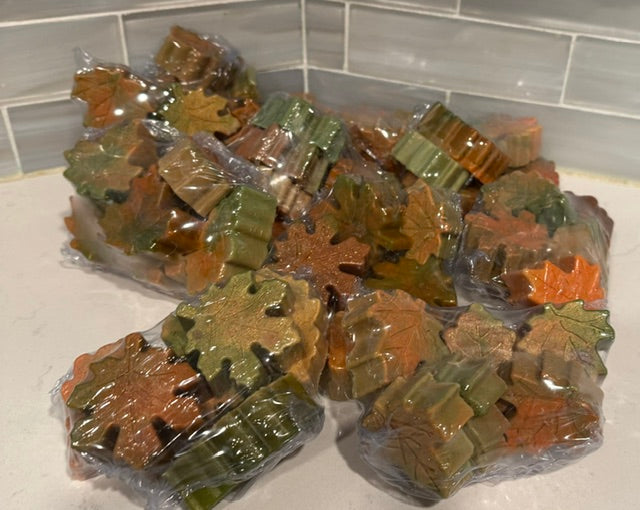 Fall Seasonal Soaps - Autum Leaf's (Pack of 6)
