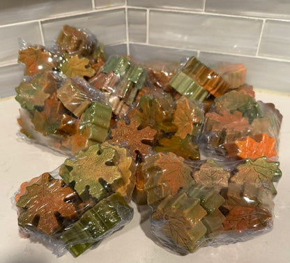 Fall Seasonal Soaps - Autum Leaf's (Pack of 6)