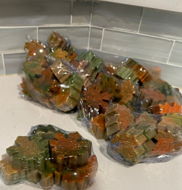Fall Seasonal Soaps - Autum Leaf's (Pack of 6)